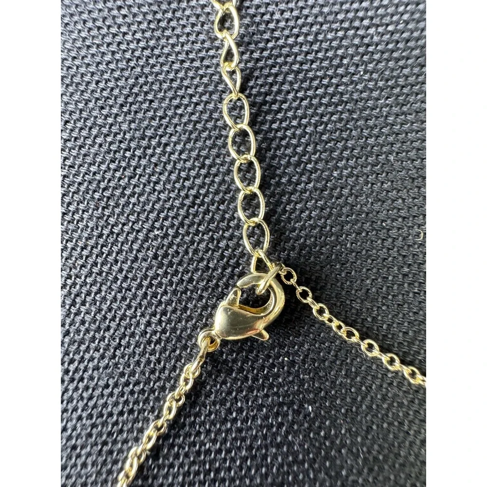ESPVO Happy 10th Birthday Necklace 14K GoldPlated Heart & Cross Girl Gifts